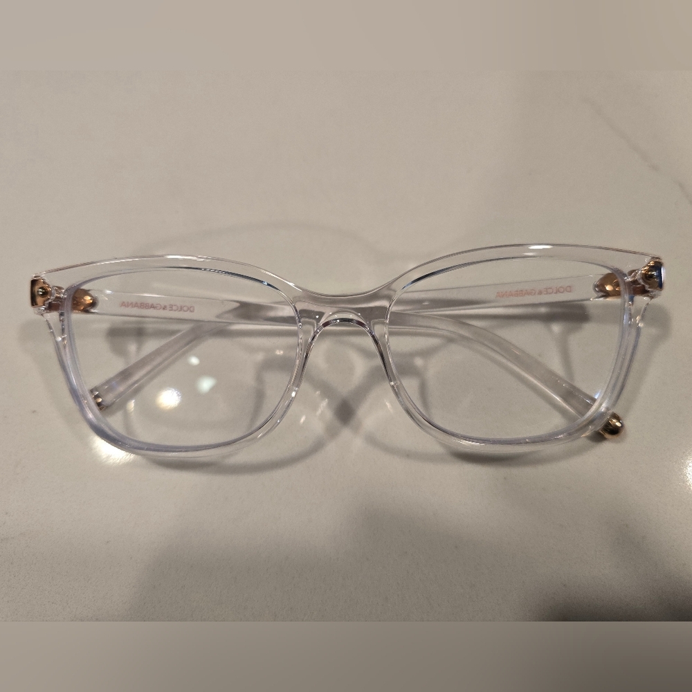 Dolce & Gabbana Clear Frame Glasses